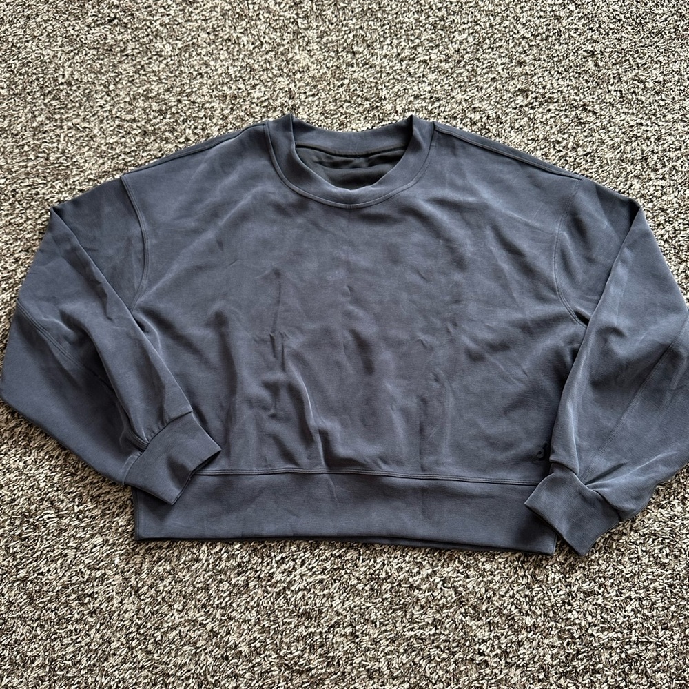 Women’s Lululemon Crewneck Sweatshirt - Charcoal Gray